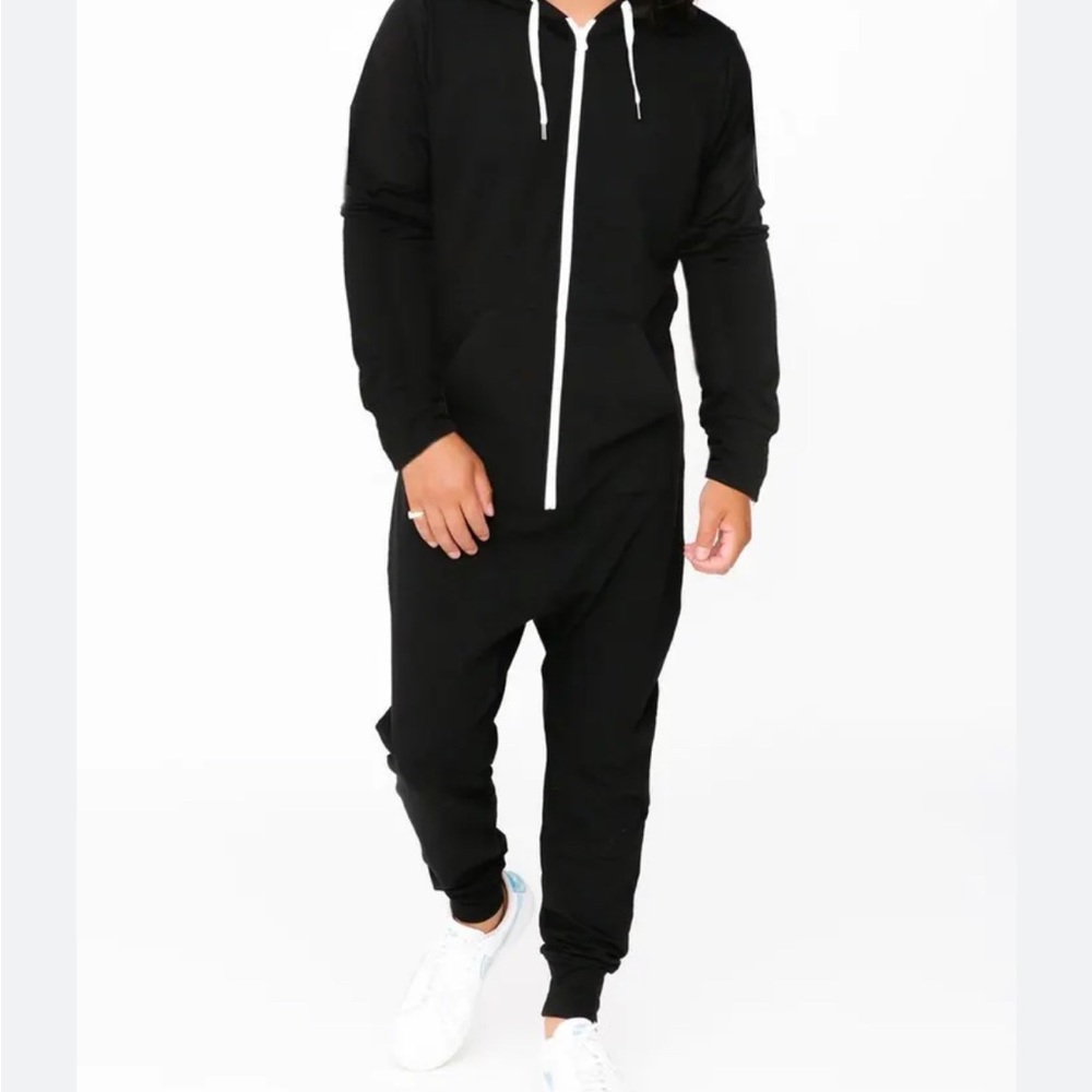 The Long Sleeved Bro Romper In Midnight Black By Smash + Tess